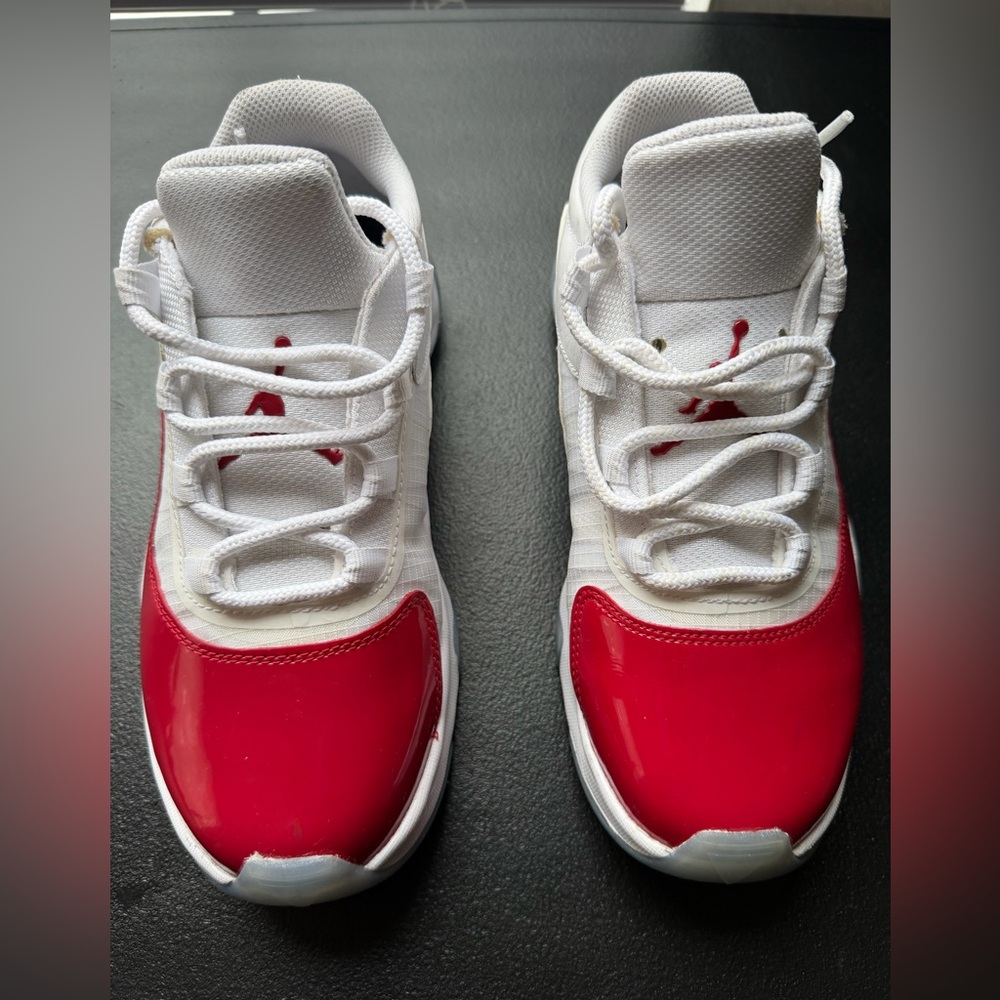 Boys Red and White Sneakers Air Jordan